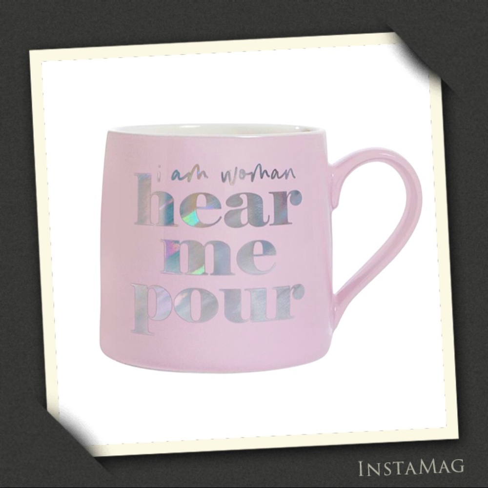I AM WOMAN HEAR ME POUR Jumbo Mug